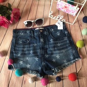 Hollister High-rise jean shorts